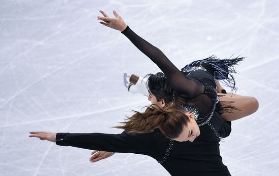 2018 Winter Olympics. Figure skating. Ice dance. Short program