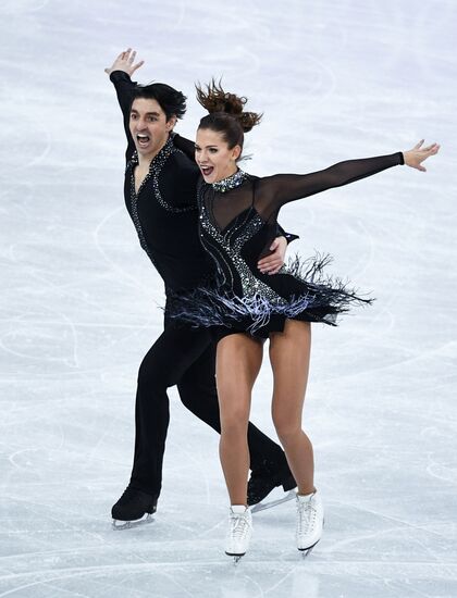 2018 Winter Olympics. Figure skating. Ice dance. Short program