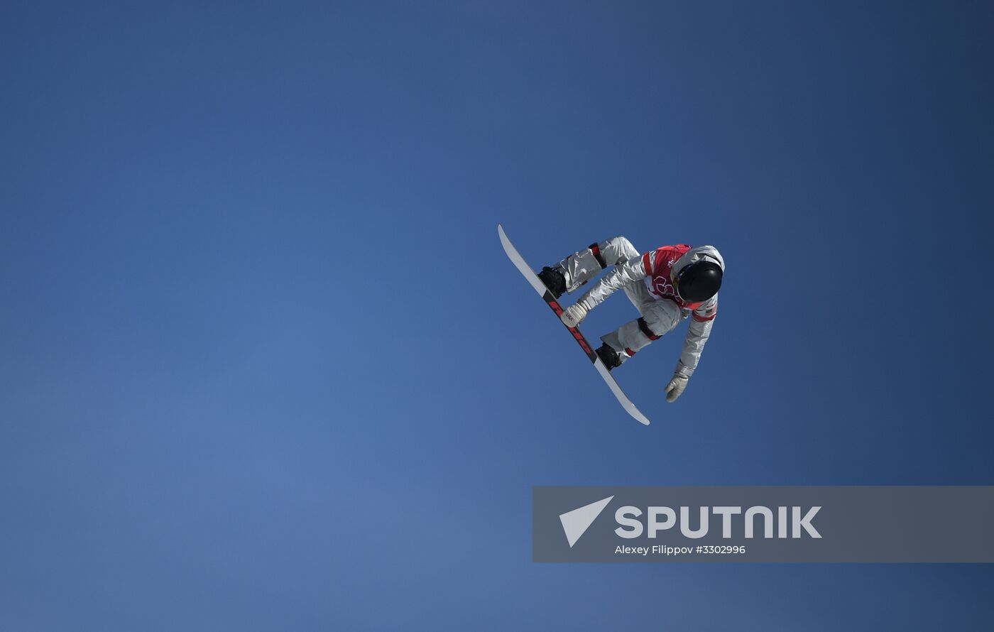 2018 Winter Olympics. Snowboarding. Women. Big air. Qualification