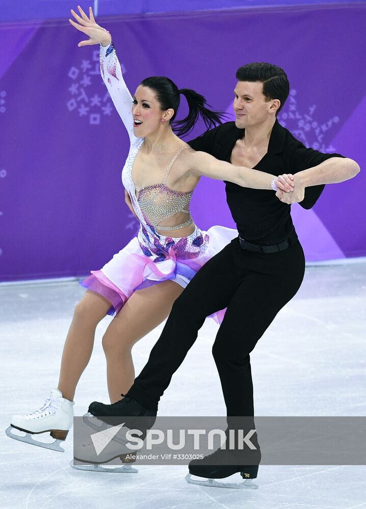 2018 Winter Olympics. Figure skating. Ice dance. Short program