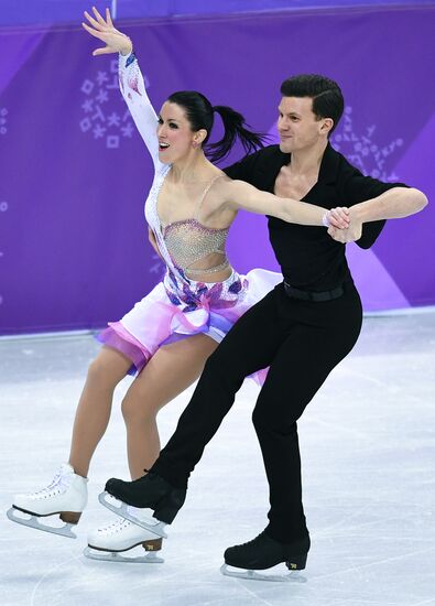 2018 Winter Olympics. Figure skating. Ice dance. Short program