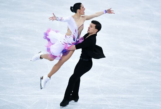 2018 Winter Olympics. Figure skating. Ice dance. Short program