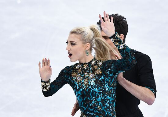 2018 Winter Olympics. Figure skating. Ice dance. Short program
