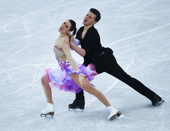2018 Winter Olympics. Figure skating. Ice dance. Short program