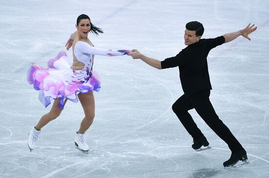2018 Winter Olympics. Figure skating. Ice dance. Short program
