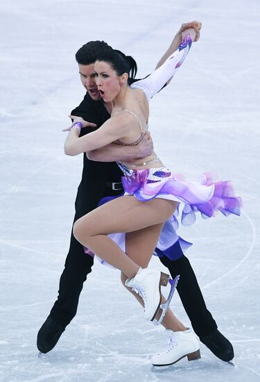 2018 Winter Olympics. Figure skating. Ice dance. Short program