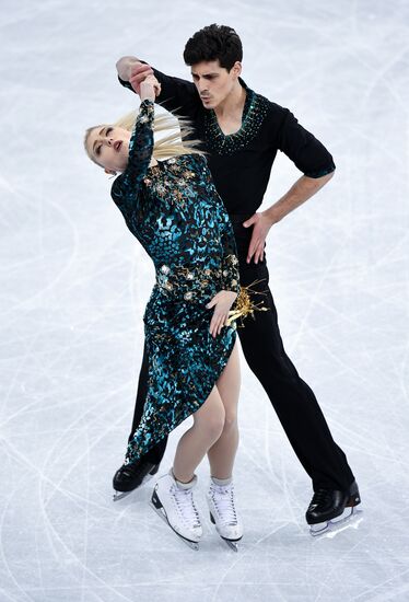 2018 Winter Olympics. Figure skating. Ice dance. Short program