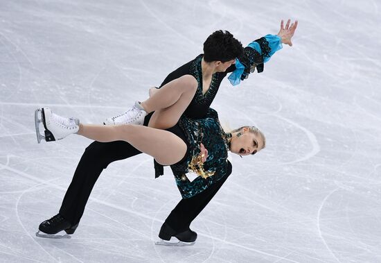 2018 Winter Olympics. Figure skating. Ice dance. Short program