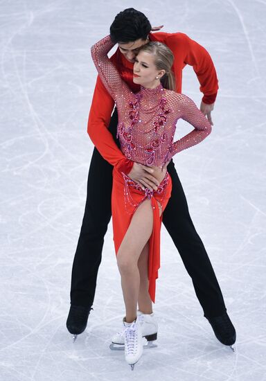 2018 Winter Olympics. Figure skating. Ice dance. Short program