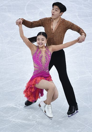 2018 Winter Olympics. Figure skating. Ice dance. Short program
