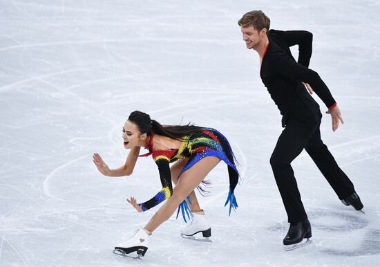 2018 Winter Olympics. Figure skating. Ice dance. Short program