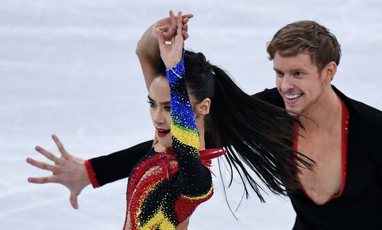 2018 Winter Olympics. Figure skating. Ice dance. Short program