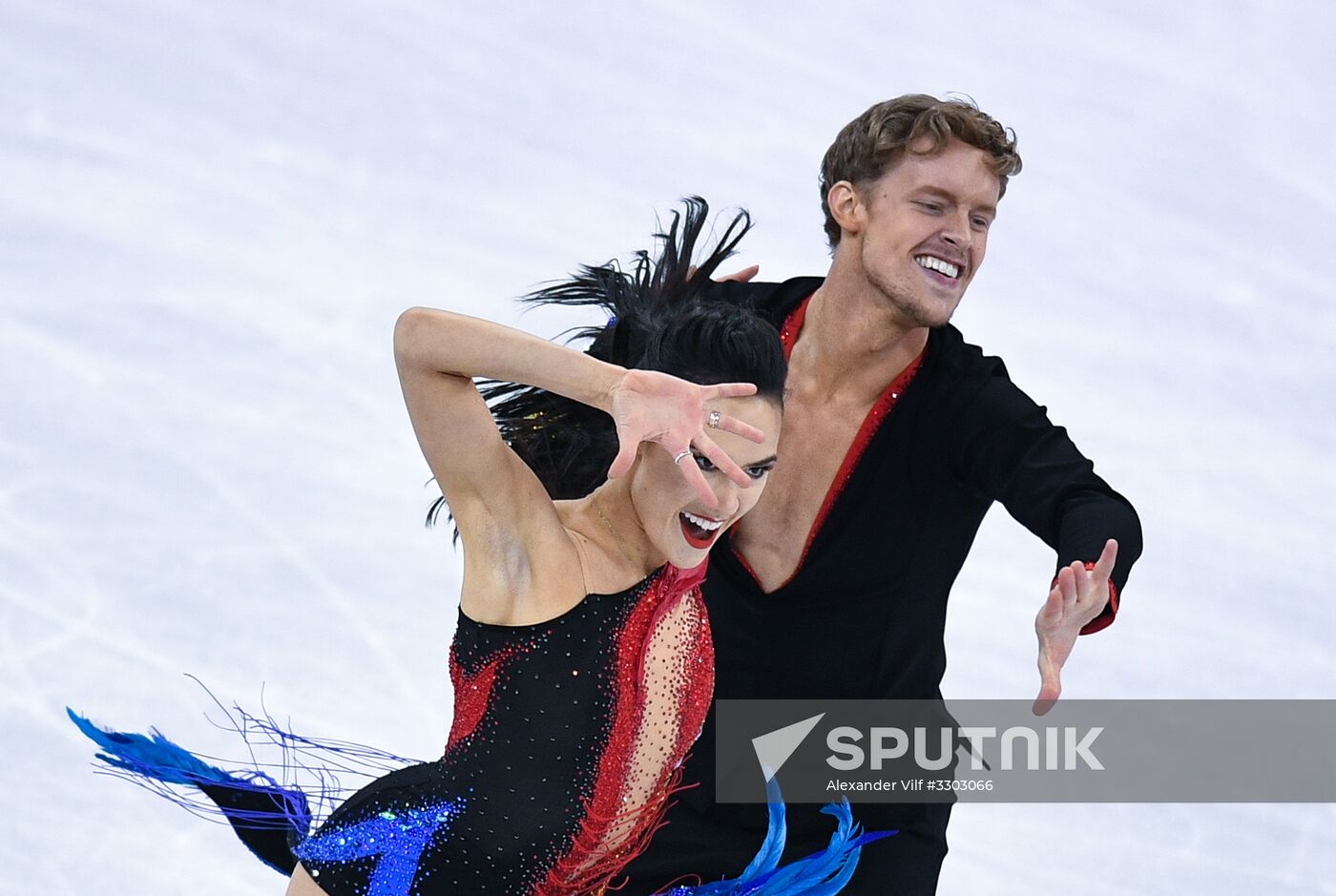 2018 Winter Olympics. Figure skating. Ice dance. Short program