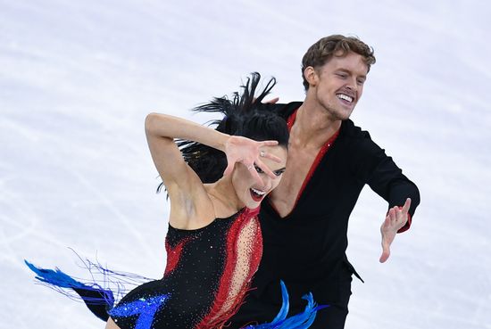 2018 Winter Olympics. Figure skating. Ice dance. Short program