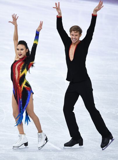 2018 Winter Olympics. Figure skating. Ice dance. Short program