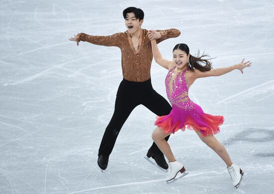 2018 Winter Olympics. Figure skating. Ice dance. Short program
