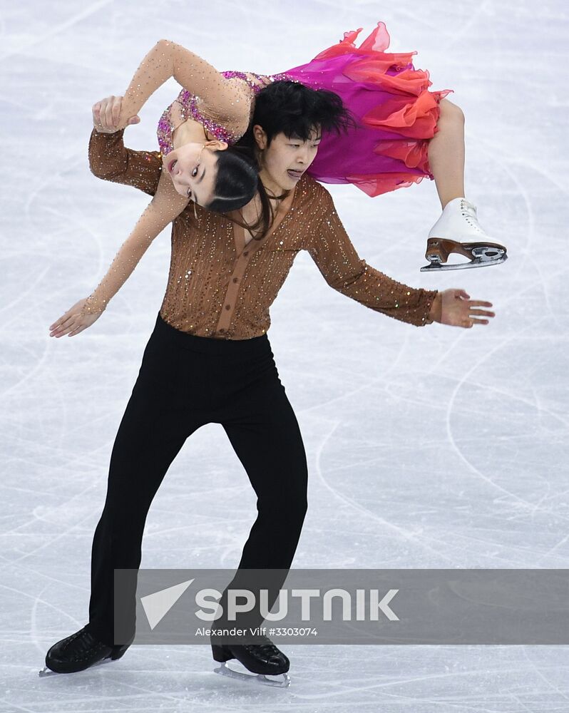 2018 Winter Olympics. Figure skating. Ice dance. Short program