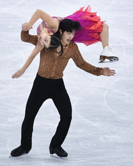 2018 Winter Olympics. Figure skating. Ice dance. Short program