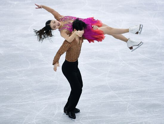 2018 Winter Olympics. Figure skating. Ice dance. Short program