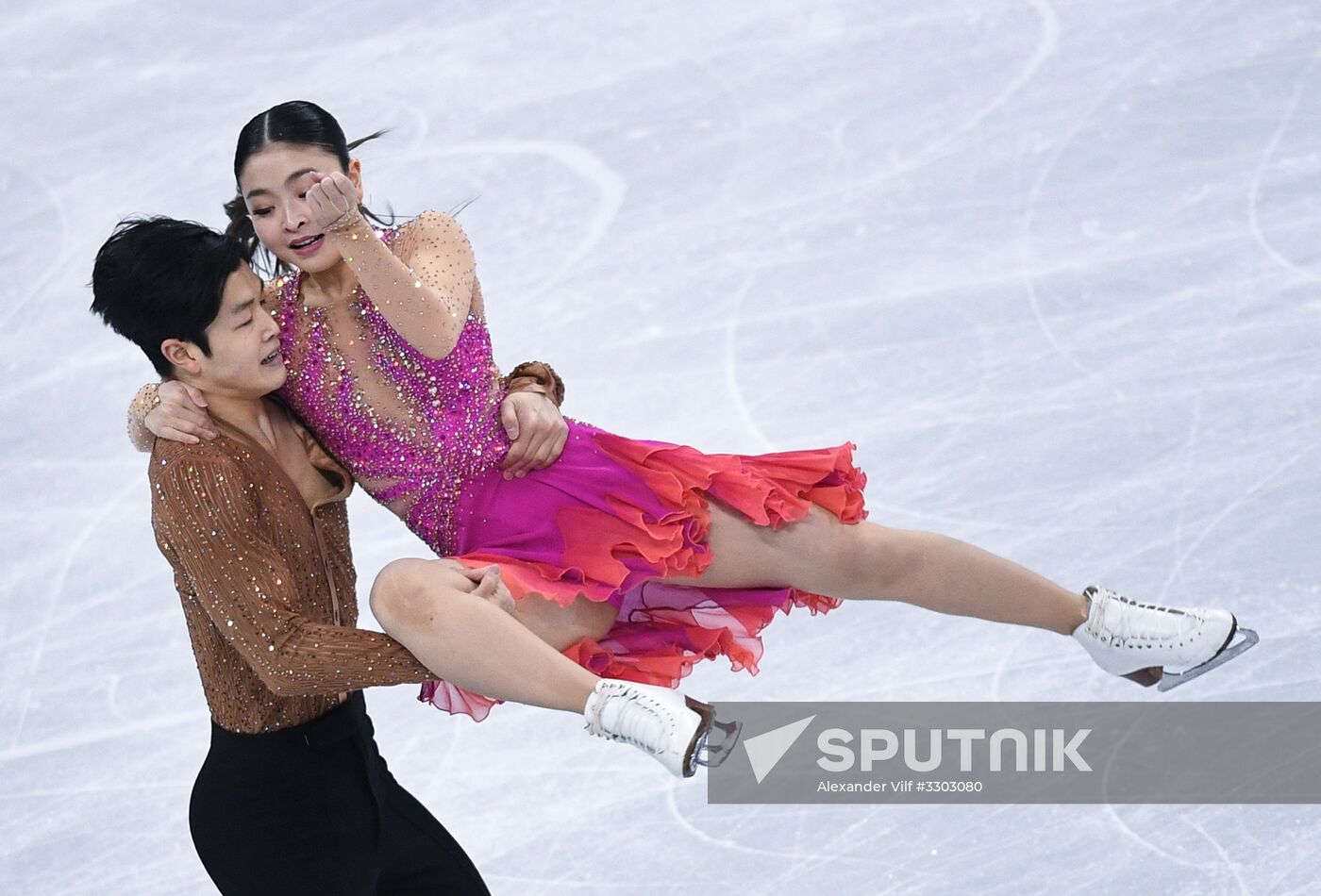 2018 Winter Olympics. Figure skating. Ice dance. Short program