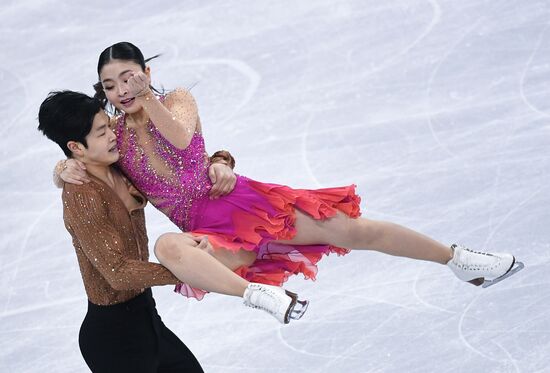 2018 Winter Olympics. Figure skating. Ice dance. Short program