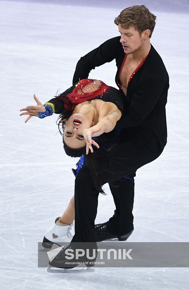 2018 Winter Olympics. Figure skating. Ice dance. Short program