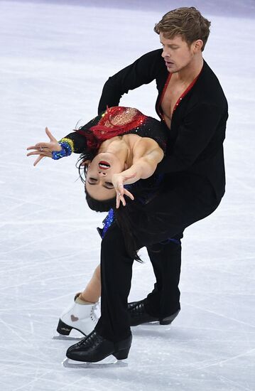 2018 Winter Olympics. Figure skating. Ice dance. Short program