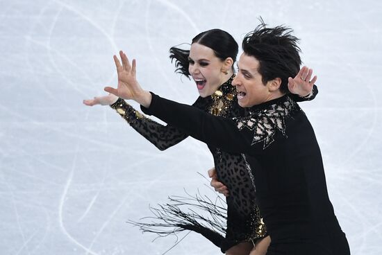 2018 Winter Olympics. Figure skating. Ice dance. Short program