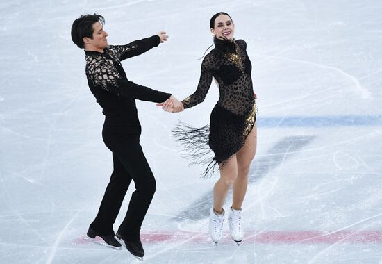 2018 Winter Olympics. Figure skating. Ice dance. Short program