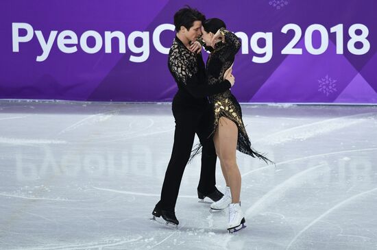 2018 Winter Olympics. Figure skating. Ice dance. Short program