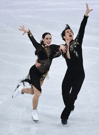 2018 Winter Olympics. Figure skating. Ice dance. Short program
