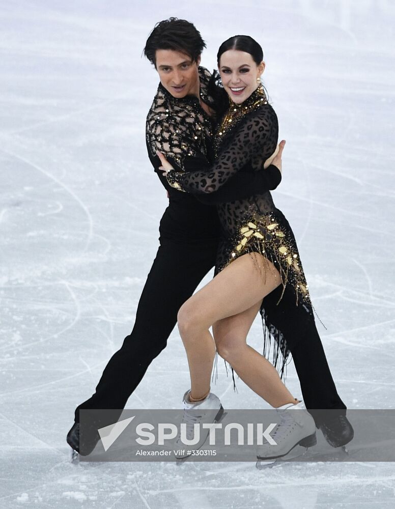 2018 Winter Olympics. Figure skating. Ice dance. Short program