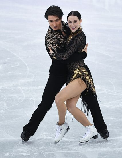 2018 Winter Olympics. Figure skating. Ice dance. Short program