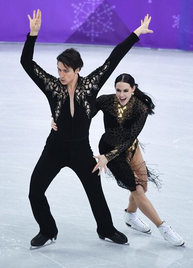 2018 Winter Olympics. Figure skating. Ice dance. Short program
