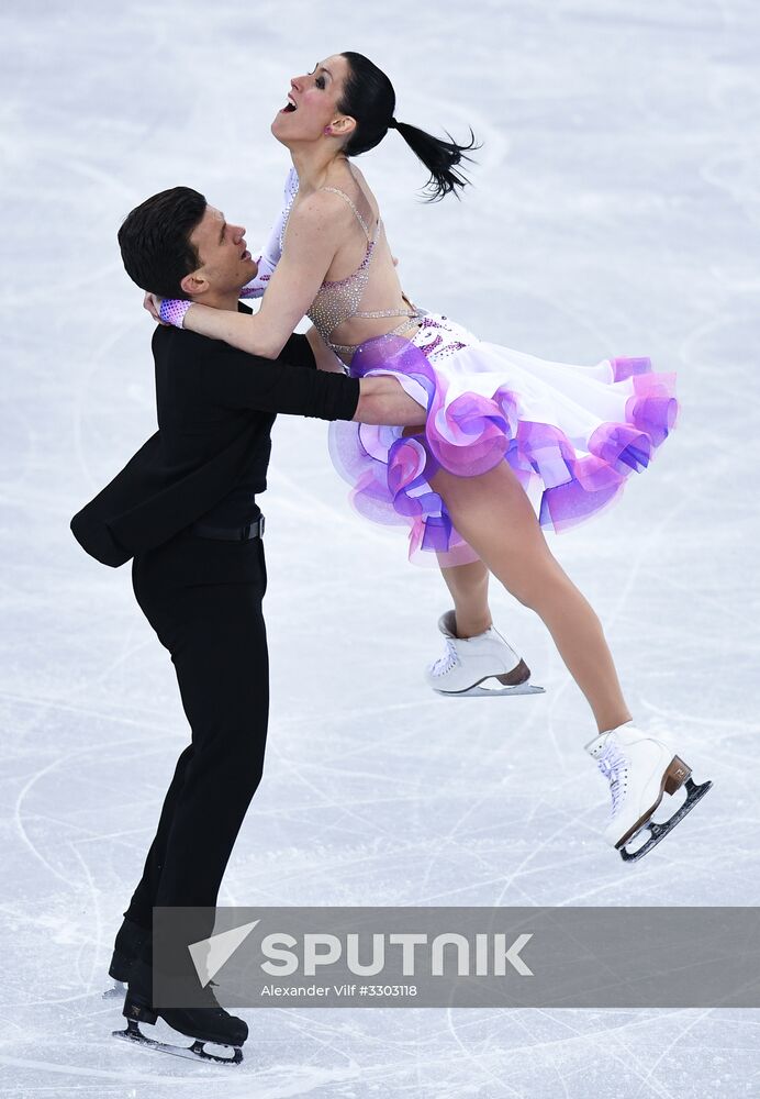 2018 Winter Olympics. Figure skating. Ice dance. Short program