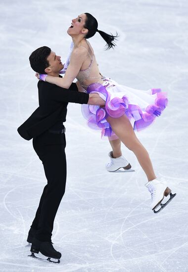 2018 Winter Olympics. Figure skating. Ice dance. Short program