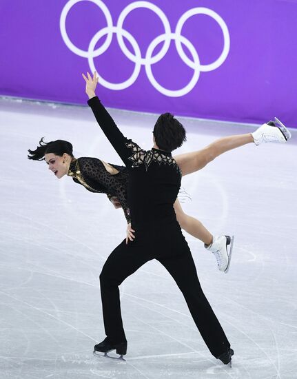 2018 Winter Olympics. Figure skating. Ice dance. Short program
