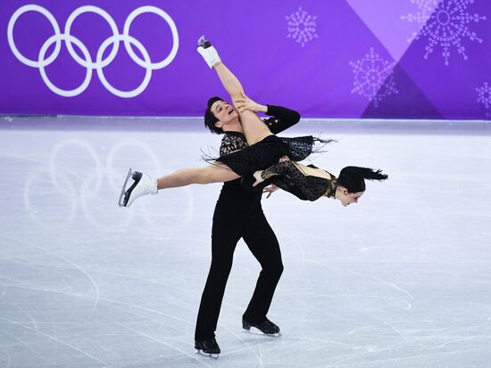 2018 Winter Olympics. Figure skating. Ice dance. Short program