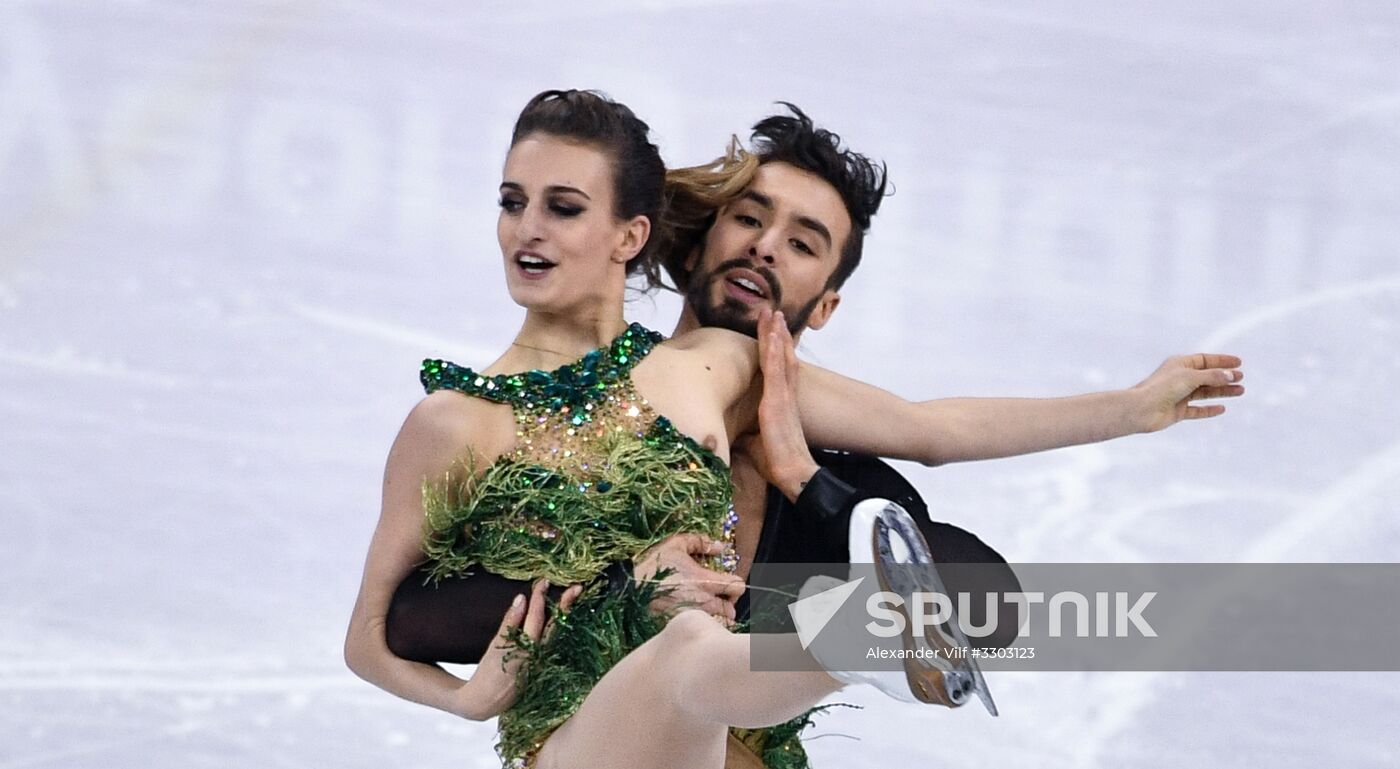 2018 Winter Olympics. Figure skating. Ice dance. Short program