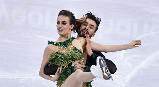 2018 Winter Olympics. Figure skating. Ice dance. Short program