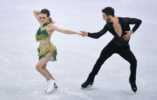 2018 Winter Olympics. Figure skating. Ice dance. Short program