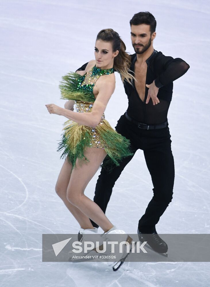 2018 Winter Olympics. Figure skating. Ice dance. Short program