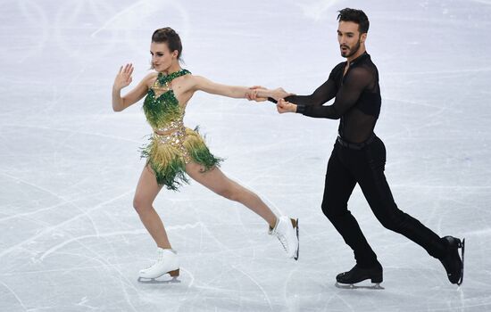 2018 Winter Olympics. Figure skating. Ice dance. Short program