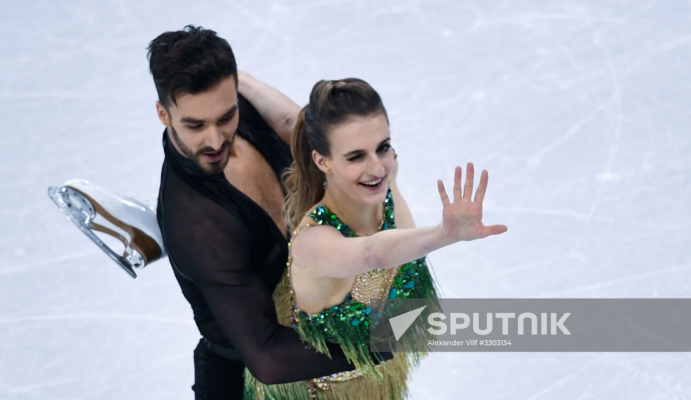 2018 Winter Olympics. Figure skating. Ice dance. Short program