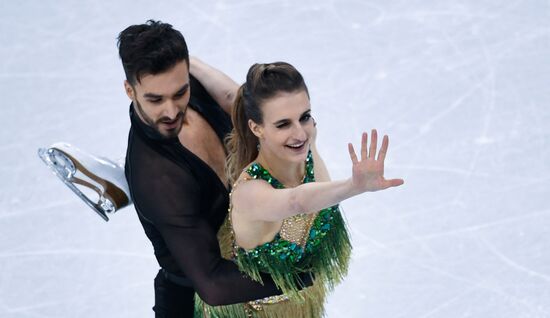 2018 Winter Olympics. Figure skating. Ice dance. Short program