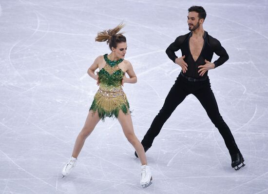 2018 Winter Olympics. Figure skating. Ice dance. Short program
