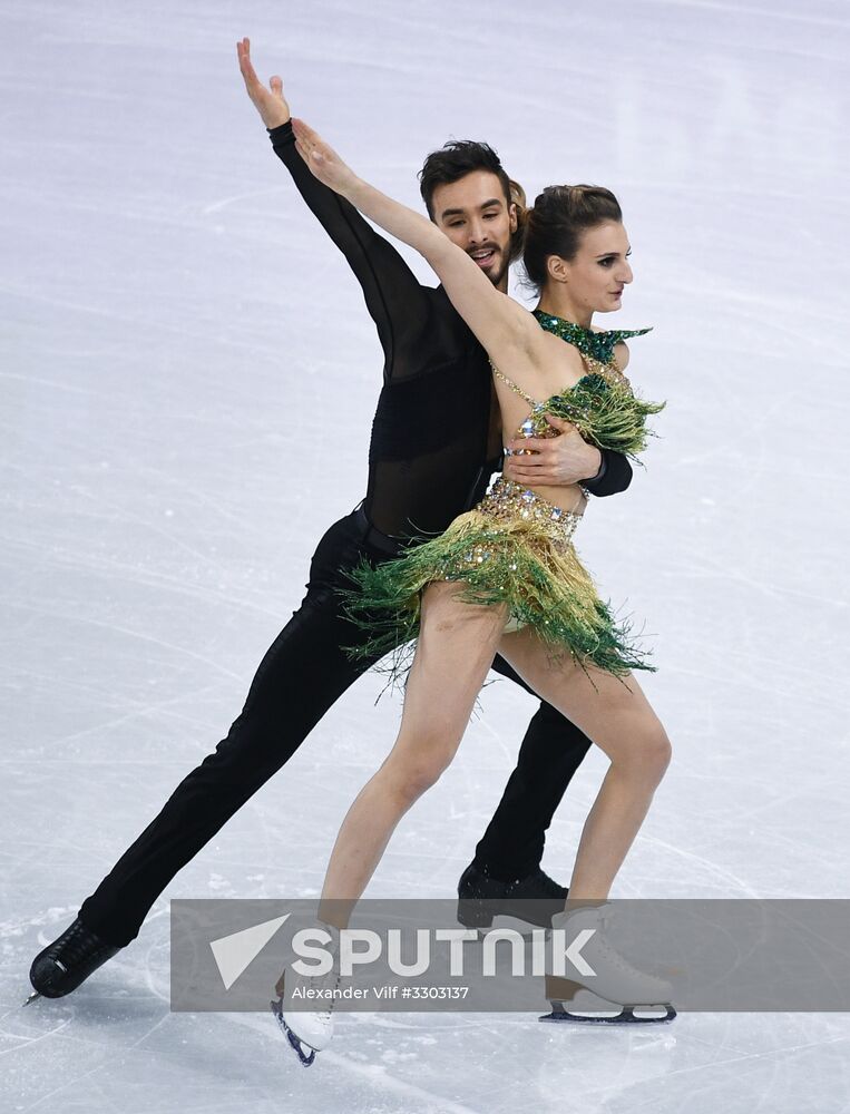 2018 Winter Olympics. Figure skating. Ice dance. Short program