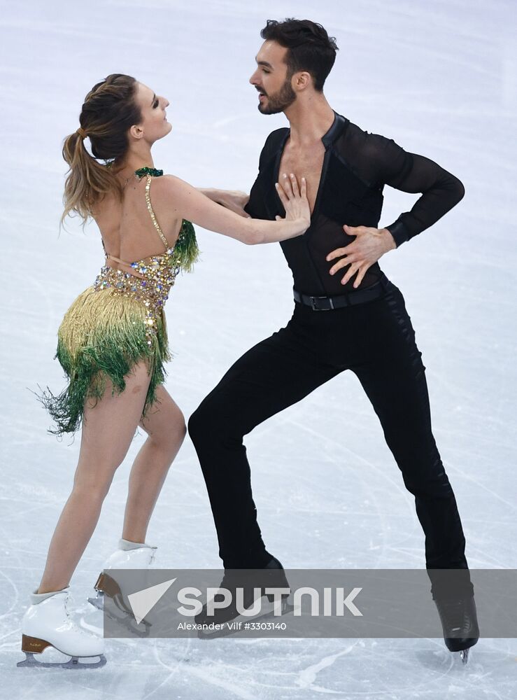 2018 Winter Olympics. Figure skating. Ice dance. Short program