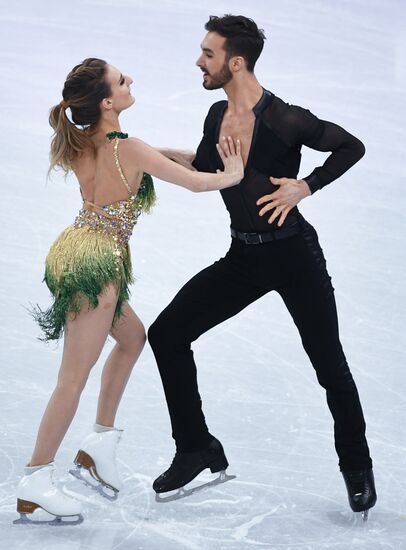 2018 Winter Olympics. Figure skating. Ice dance. Short program