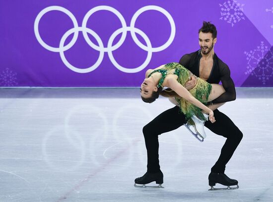 2018 Winter Olympics. Figure skating. Ice dance. Short program